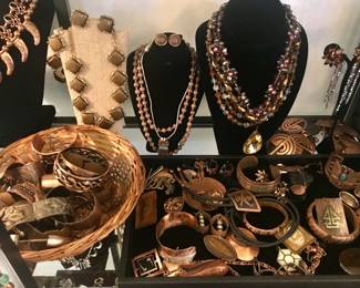 vintage copper jewelry