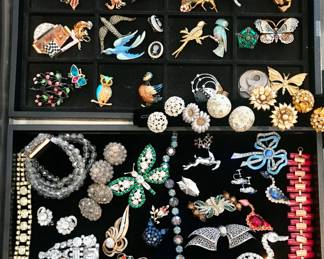 signed vintage costume jewelry