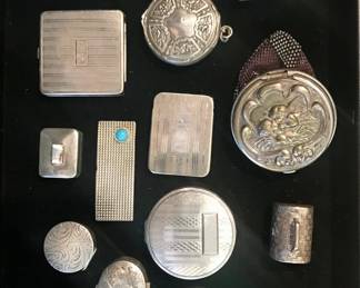 sterling trinket boxes