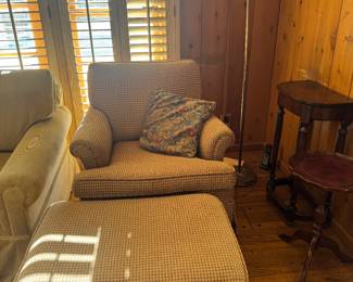 Chair and Foot Stool