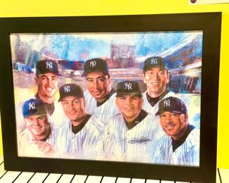 2004 New York Yankees Legends Print by the artist Haiyan