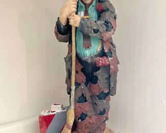 12” Flambro Emmett Kelly Jr. Collection 1996 Clown Figurine "Weary Willie"