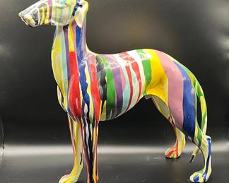 Pop Art Greyhound Dog