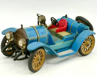 Schuco Oldtimer Mercer Type 35J / 1913 tin plate clockwork toy car