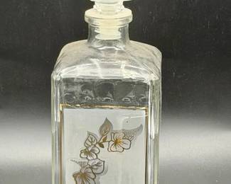 MCM vintage Bohemian glass decanter
