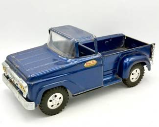 vintage blue Tonka Stepside Pickup Truck