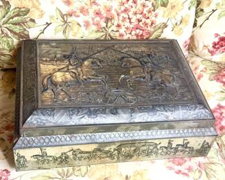 Large Vintage E. Otto Schmidt Nurnberg Lebkuchen Tin