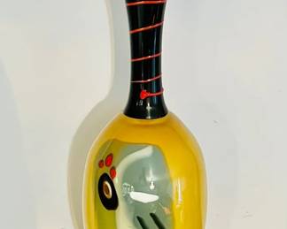 17” Murano-Style Vintage Blown Glass Vase