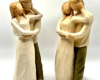 (2) Willow Tree Couples Figurines “Together”