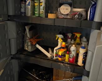 . . . cleaning supplies