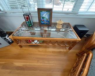. . . rattan coffee table