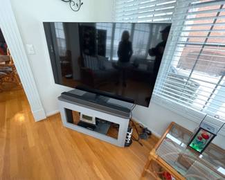 . . . large flat-screen TV