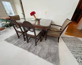 . . . and matching dining table and chairs