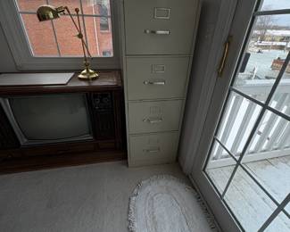 . . . four-drawer file cabinet -- one of many!!