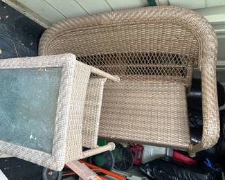 . . . wicker loveseat