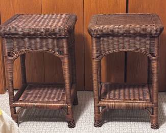 Wicker tables - $70 for both
