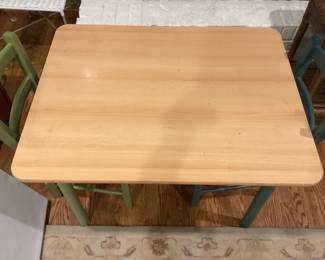Kids table and 2 chairs - $10