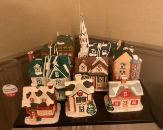 Christmas  Village Houses - prices range $5 - $15