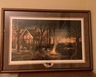 Terry Redlin Autumn Evening (has certificate of authenticity) - $120