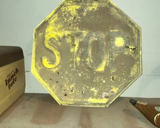 VINTAGE STOP SIGN