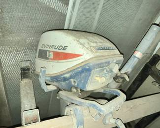SEVERAL VINTAGE OUTBOARDS - EVINRUDE FISHERMAN