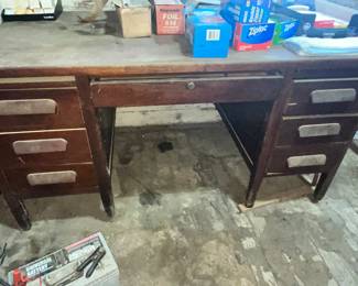 VINTAGE OAK DESK