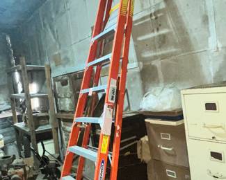 VERY TALL WERNER LADDER