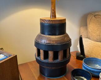 Wagon Wheel Lamp