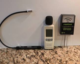 130 SoundLevelMeterDefiantMiniFlexLightElectronicSoilTester