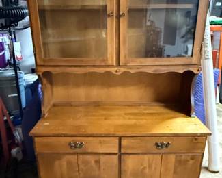 8 ColonialStyle2PieceHutch