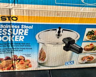 A pressure cooker.  Just like a week at the In-Laws.