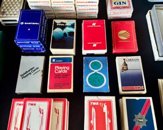 Back when they gave out cards instead of frequent flier points.  Vintage for sure.  Look at the names.