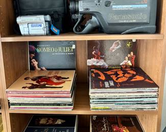 Old school media.  Cameraman sized video and LP collection.  Just need some 8-tracks.