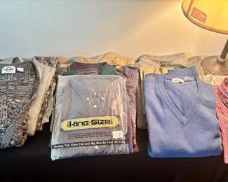 King Size is correct for these sweaters.