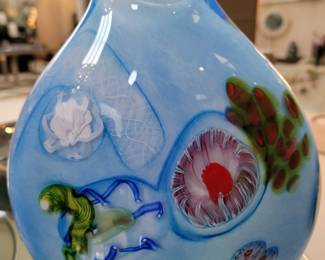 Signed Art Glass Paperweight. See Next Pic for Signature!