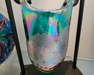 Signed Art Glass Paperweight. See Next Pic for Signature!