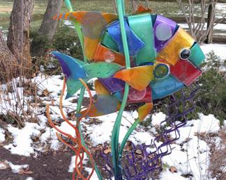 Outdoor Metal Sculpture by Clayton Schwartz!