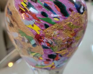 Signed Art Glass Paperweight. See Next Pic for Signature!