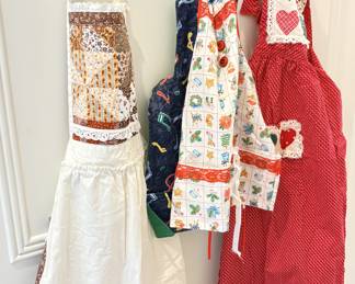 Vintage Adult & Children's Aprons!