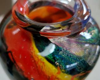 Signed Art Glass Paperweight. See Next Pic for Signature!