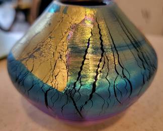 Signed Art Glass Paperweight. See Next Pic for Signature!
