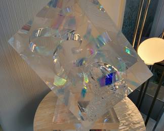 Signed Art Glass Paperweight. See Next Pic for Signature!