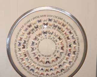 Framed Shell & Calligraphy by David & Jo Stark!
