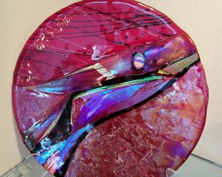 Signed Art Glass Paperweight. See Next Pic for Signature!