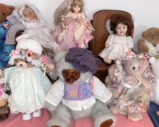 Robert Raikes Arnold Bear Wooden Face Feet, Apple Whimseys By Lita Gates Teddy Bears Picnic 6/200, Etc!

