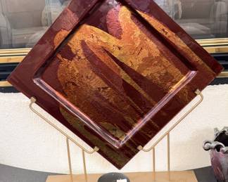 Signed Evans Art Glass. See Next Pic for Signature!