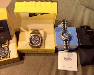 Invicta, Citizen & Fossil Watches!