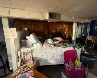 Queen bed with mattress