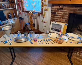 Silver silverware, other silver items
