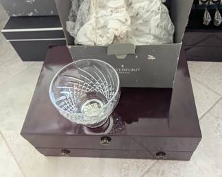 (2) Waterford 5in pedestal bowls